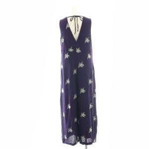 NE QUITTEZ PAS! Moss Rayon Emb All InOne オールインワン パンツ 紫 パープル /AQ OS SH