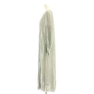 NE QUITTEZ PAS! Rayon Front Yoke Embroidery Dress ワンピース ライトグリーン /AQ