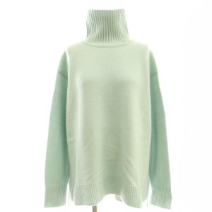 Cashmere Turtle カシミヤタートルネックニット セーター 長袖 緑 グリーン /AT OS