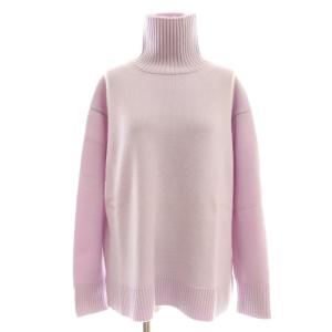 Cashmere Turtle カシミヤタートルネックニット セーター 長袖 紫 パープル /AT OS