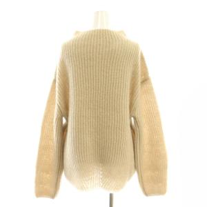 NE QUITTEZ PAS! モヘヤボトルネックニット セーター 長袖 ベージュ /AT OS SH