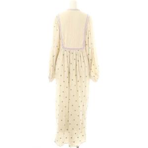 NE QUITTEZ PAS! Cotton Gauze Full Embroidery Gather Dress ワンピース ロング