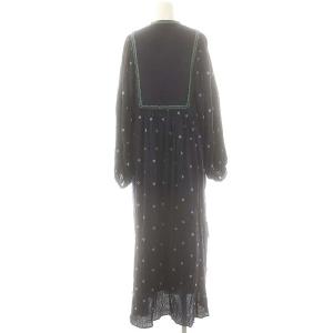 NE QUITTEZ PAS! Cotton Gauze Full Embroidery Gather Dress ワンピース