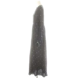 NE QUITTEZ PAS! Cotton Gauze Full Embroidery Gather Dress ワンピース