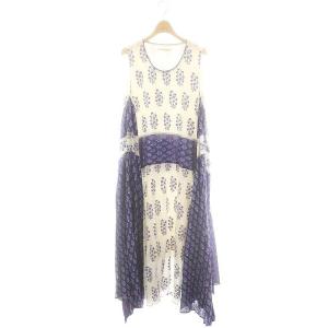 × Cozue Anzai Combination Ethnic Print Nsv Dress ワンピース