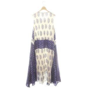 NE QUITTEZ PAS! × Cozue Anzai Combination Ethnic Print Nsv Dress ワンピース
