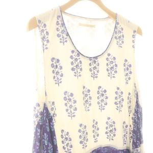 NE QUITTEZ PAS! × Cozue Anzai Combination Ethnic Print Nsv Dress ワンピース