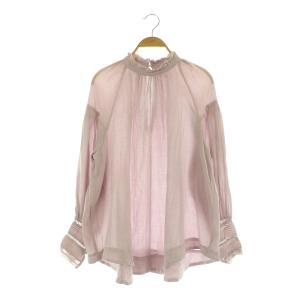 moss cotton frill collar blouse モスコットンフリルカラーブラウス 長袖