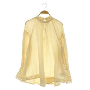 moss cotton frill collar blouse モスコットンフリルカラーブラウス 長袖