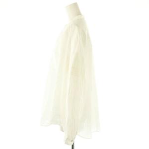 NE QUITTEZ PAS! 24SS ラミー スモーキング ブラウス Ramie Smocking Blouse 白 ホワイト /SS