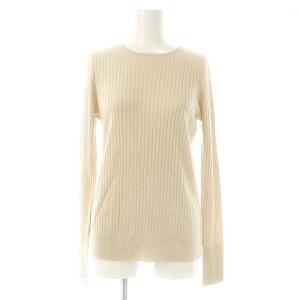 Pasand Silk Cashmere Crewneck Knit ニット カットソー 長袖 F ベージュ