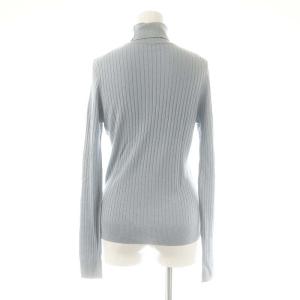 NE QUITTEZ PAS! Pasand シルクカシミヤタートルネックニット カットソー リブ F 水色 /AT OS SH