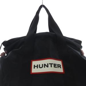 HUNTER トラベル リップストップ ホールドオール バッグ ハンドバッグ 黒 ブラック /SR19 SH