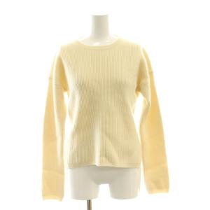 ウール カシミヤ混 プルオーバーニット セーター 長袖 1 オフホワイト /HK OS