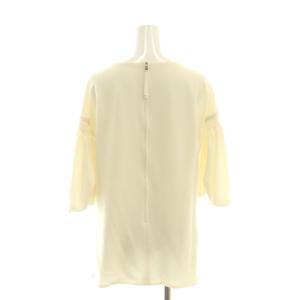 FOXEY NEW YORK 38663 バルーンブラウス プルオーバー 七分袖 38 ホワイト /HK OS