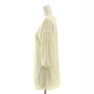 FOXEY NEW YORK 38663 バルーンブラウス プルオーバー 七分袖 38 ホワイト /HK OS