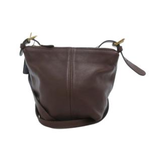 4130 ショルダーバッグ 斜め掛け クロスボディ レザー 茶 ブラウン /FT