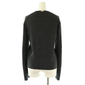 MUSE de Deuxieme Classe BOND RIB プルオーバー ニット セーター チャコール /ES OS