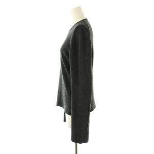 MUSE de Deuxieme Classe BOND RIB プルオーバー ニット セーター チャコール /ES OS