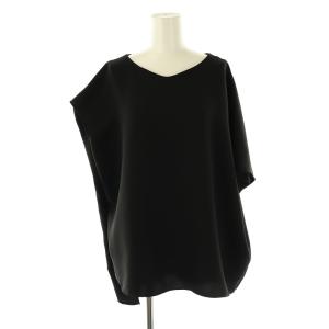 変形アシンメトリーブラウス 38 ブラック /ES OS