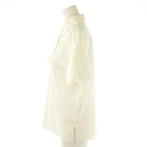 FOXEY 37599 パフスリーブ 半袖 ブラウス 38 ホワイト