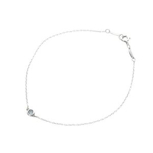 バイザヤード アクアマリン 1P ブレスレット AG925