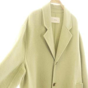 TODAYFUL 23AW Wool Over Coat チェスターコート アウター ロング 38 イエローグリーン /DF