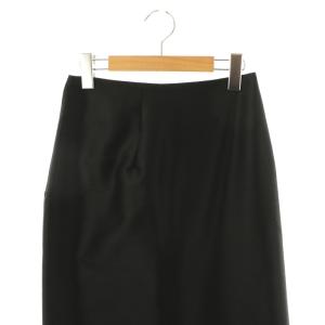 Yohji Yamamoto モヘヤシルク混ロングスカート 1 ブラック /DO OS