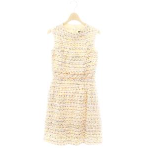 CLARENSONドレス ワンピース ひざ丈 0 白 ホワイト /AT OS