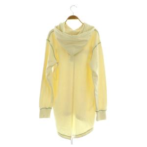 Karl Helmut ラビット刺繍ロングパーカー スウェット 長袖 アイボリー /MY OS