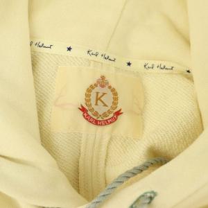 Karl Helmut ラビット刺繍ロングパーカー スウェット 長袖 アイボリー /MY OS