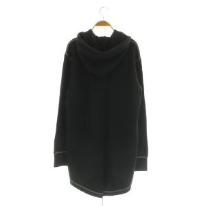 Karl Helmut ラビット刺繍ロングパーカー スウェット 長袖 ブラック /MY OS