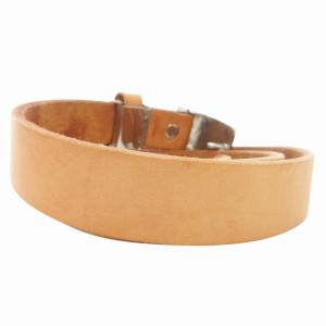 Hysterics コンチョバックルベルト レザー ロゴ 茶 ブラウン シルバーカラー /GV