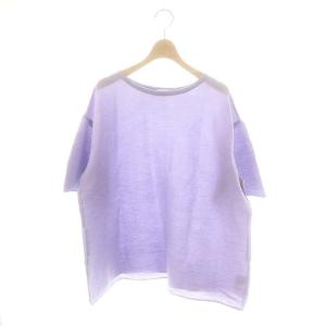 YOORYUU ブラウス 七分袖 プルオーバー コットン M ラベンダー /NR OS