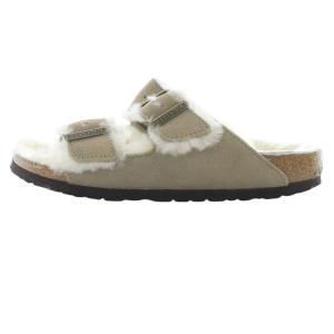 BIRKENSTOCK Arizona Shearling サンダル 24cm グレージュ /SR9 SH