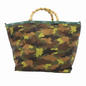 MEDIUM BAMBOO TOTEフラワーLSカモ トートバッグ カモフラージュ 迷彩柄 カーキ /HO