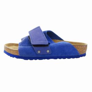 BIRKENSTOCK Kyoto サンダル シューズ スエード 25.0cm 青 ブルー /HO SH