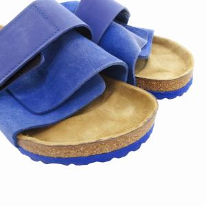BIRKENSTOCK Kyoto サンダル シューズ スエード 25.0cm 青 ブルー /HO SH