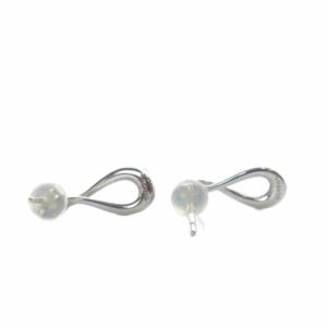 4℃ ピアス K10 SV シルバー /YO11