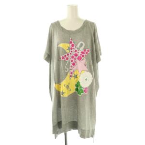 オーブ チュニック プリント 2 グレー /MI OS