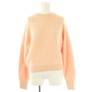 ANGORA COMPACT KNIT TOPS ニット セーター 長袖 1 ピンク /HK OS