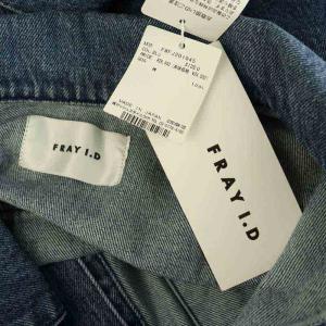 FRAY I.D レースアップGジャン ジージャン デニムジャケット オーバーサイズ 0 ブルー /MY OS