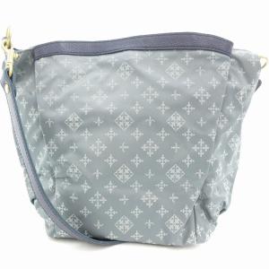 セレンディピティ ショルダーバッグ ナイロン モノグラム アイスブルー /UO