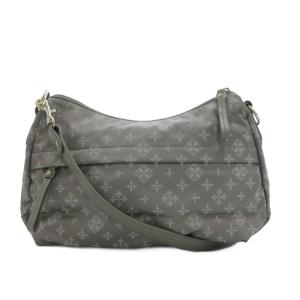 ショルダーバッグ ナイロン モノグラム 総柄 グレー系 /UO