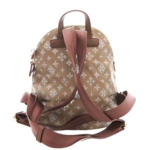 russet リュックサック デイパック モノグラム 総柄 ロゴ ナイロン 茶 ブラウン /GV