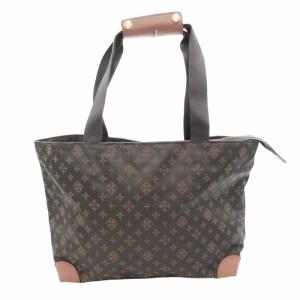 russet 美品 トートバッグ 総柄 ナイロン グレー ピンク /HO