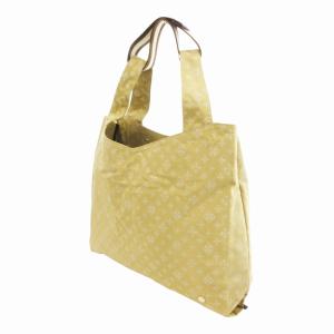 russet 美品 トートバッグ 総柄 ナイロン 黄 イエロー /HO