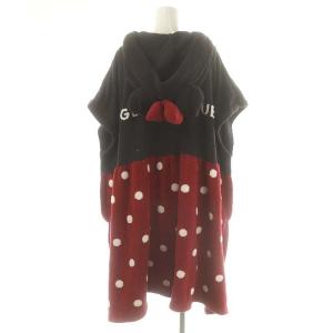 gelato pique 24SS sleep Minnie バスポンチョ プルオーバー ルームウェア 部屋着 F チャコールグレー