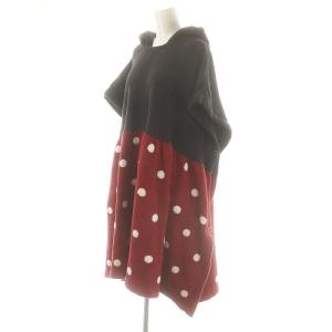 gelato pique 24SS sleep Minnie バスポンチョ プルオーバー ルームウェア 部屋着 F チャコールグレー