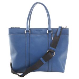 F71843 メトロポリタン トート ハンドバッグ ビジネス ショルダー 2WAY 斜め掛け ロゴ スムースレザー